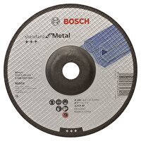 Bosch 180x6.0 MM Standard Seri Bombeli Metal Taşlama Diski (Taş)