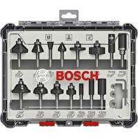 Bosch Freze Seti 15 Parça Karışık 6 MM Pro - 2607017471