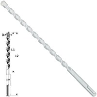 Bosch SDS-Plus-1 Matkap Uç 10x200x260mm Taş Beton