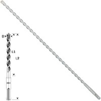 Bosch SDS-Plus-1 Matkap Uç 10x400x460mm Taş Beton