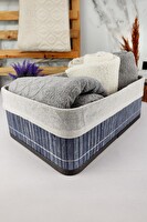 DigitHome Bambu Çok Amaçlı Saklama Kutusu Düzenleyici Büyük Boy Organizer Gri 33x23x12 CM - CL-6005-2 C1-1-121