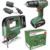 Bosch Akülü Darbeli Matkap DIY Set EasyImpact 18V-40 ve Easysaw 18V-70 - 0 603 9D8 10A