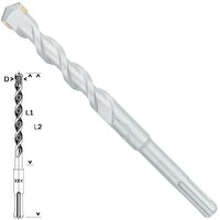 Bosch SDS-Plus-1 Matkap Uç 14x100x160 MM Taş Metal
