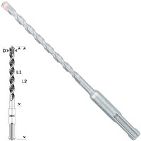 Bosch SDS-Plus-1 Matkap Uç 6x100x160 MM Taş Beton