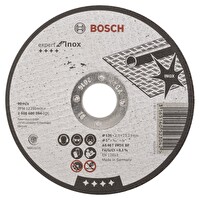 Bosch 125x2.0 MM Expert Serisi Düz Inox Paslanmaz Çelik Kesme Diski (Taş)