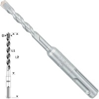Bosch SDS-Plus-1 Matkap Uç 6x50x110 MM Taş Beton