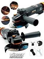 Rowermax BL-3800 Alman Pro-X 125 MM Demir Metal Kesme Avuç İçi Taşlama Makinesi