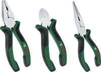 Bosch Pense Seti 3 Parça (Karga Burun - Yan Keski - Pense)