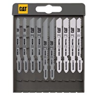 Cat DA06901 10 Parça Profesyonel Metal/Ahşap Hassas/Kaba Kesim Dekupaj Testere Ucu