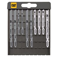 Cat DA06903 10 Parça Profesyonel Metal/Ahşap Hassas/Kaba Kesim Dekupaj Testere Ucu