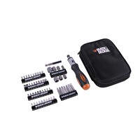 Black Decker 56 Parça Cırcırlı Tornavida Aksesuar Seti - A7104-XJ