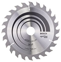 Bosch Optiline Serisi Ahşap İçin Daire Testere Bıçağı 210x30 MM 24 Diş