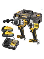 Dewalt DCK2200H2T 18V XR Kömürsüz Akülü İkili Set 2x5.0 Ah Powerstack Akü