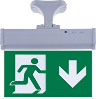 Evimdeyokyok SG071-A1 Çift Yönlü Acil Yönlendirme Armatürü Askı Aparatlı Aşağı