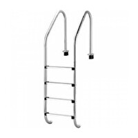 Bengi Ticaret 17804 316 Kalite Paslanmaz Çelik CNC Kesimli 4 Basamaklı Havuz Merdiveni