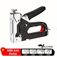 Valkyrie Ahşap Kumaş ve Duvar İçin Profesyonel Zımba Tabancası - 4000 Adet Zımba Teli