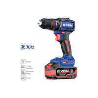Exen EN 274 DS 21V 4AH 70 NM Kömürsüz Darbeli Şarjlı Matkap