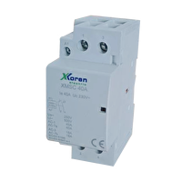 Xkoren 40A 2 Kutup 220V AC 1NO 1NC Modüler Kontaktör - Sessiz