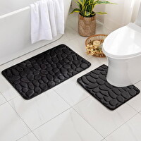 Evimdeyokyok Kaymaz Hafızalı Köpük Banyo Paspası