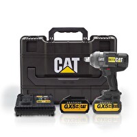 Cat DX73G 18V 5.0Ah Graphene Çift Akülü 1700/2100Nm Kömürsüz Profesyonel Şarjlı Somun Sıkma
