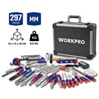 Workpro WP209100 297 Parça CR-V Profesyonel El Aleti Tamir Seti Tamir Bakım Çantası