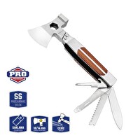 Workpro WP383001 12 IN 1 Çok Fonksiyonlu Profesyonel Mini Balta Çekiç Alet Seti - Taşıma Kılıfı