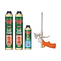 Somafix 2 Adet Somafix Tabancalı Poliüretan Köpük Köpük Tabancası Köpük Temizleyicisi Seti