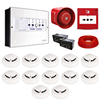 Mavigard Maxlogic 12’li Konvansiyonel Yangın Alarm Seti 100 Metre Kablo Dahil