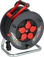 Brennenstuhl Profesyonel Seri 40 M Kablolu 5 Soketli Isınma Sigortalı Cablepilot Dış Mekan Makaralı Kablo H07RN-F 3G2.5