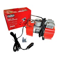 Attlas PMHK 150 Mini Kompresör - Taşınabilir Hava Kompresörü Lastik - Top Şişirme LED Işıklı Aksesuar Setli