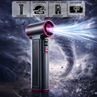 Mioji Mio AD72 Pro 8000 mAh 150000 RPM Taşınabilir Güçlü Hava Üfleme Cihazı Gri