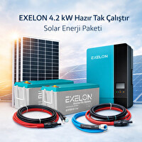Exelon 4.2 KW Hazır Solar Enerji Paketi