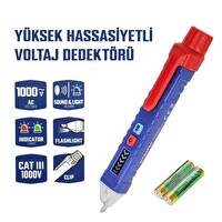 Workpro WP295004 12-1000 Volt AC Yüksek Hassasiyetli Profesyonel Voltaj Dedektörü
