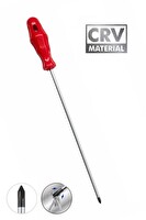 Bay-Tec MK4469 5X300 MM Mıknatıslı Uzun Gövdeli CRV Yapılı Çelik Profesyonel Yıldız Şiş Tornavida