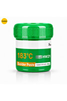Piyatech HW21 183 Derece Gümüşlü Lehim Pastası 40 GR Krem Lehim Macunu - Elektronik Tamir İçin