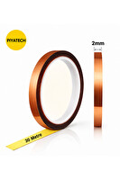 Piyatech Kapton Yanmaz Bant 2MM X 30 M Yüksek Isıya Dayanıklı Isı Bandı