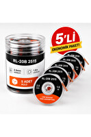 Piyatech RL-20B 2515 5'li Lehim Emme Teli 2.5 MM 1.5 M
