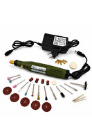 Piyatech 18V Ayarlanabilir Hızlı Mini Gravür ve Taşlama Makinesi Seti – 3000-18000 RPM, 0.5-3.2 MM Mandren Çok Amaçlı Rotary Tool