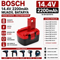 İnfostar Bosch 35614 - 3660CK - 3660K - 52314 - 53514 ile Uyumlu Muadil Matkap Bataryası