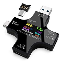 Powermaster PM-26611 Type-C/USB Voltmetre Ampermetre Test Cihazı