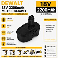 İnfostar Dewalt DW960B - DW960K - DW960K-2 - DW987 ile Uyumlu Muadil Matkap Bataryası