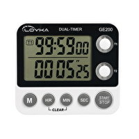 Loyka GE200 Çift Ekranlı Dijital Zamanlayıcı ve Kronometre