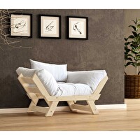Woodesk Adalar CPT8141-140 Masif Natural-Kırık Beyaz Berjer