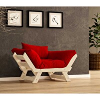 Woodesk Adalar CPT8145-140 Masif Natural-Kırmızı Berjer