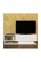 BMdekor TV Ünitesi Deniz Beyaz 128 CM