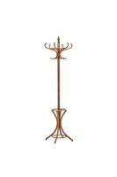 Adore Mobilya Handy Mate Dorya 12'li Ahşap Askılık-Ceviz 51x185x51 CM