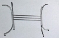 Bengi Ticaret Masa 18376 Metal Ayak Model Metal Transmisyon Nikelaj Japon Masa Ayak El Yapım