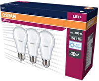 Osram Value Classic A100 13W E27 Duy 3'lü Paket Beyaz Işık Led Ampul