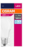 Osram Value Classic A75 10W E27 Duy Beyaz Işık Led Ampul