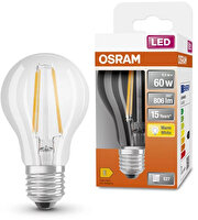 Osram Star Classic A60 6.5 W E27 Duy Sarı Işık Led Ampul